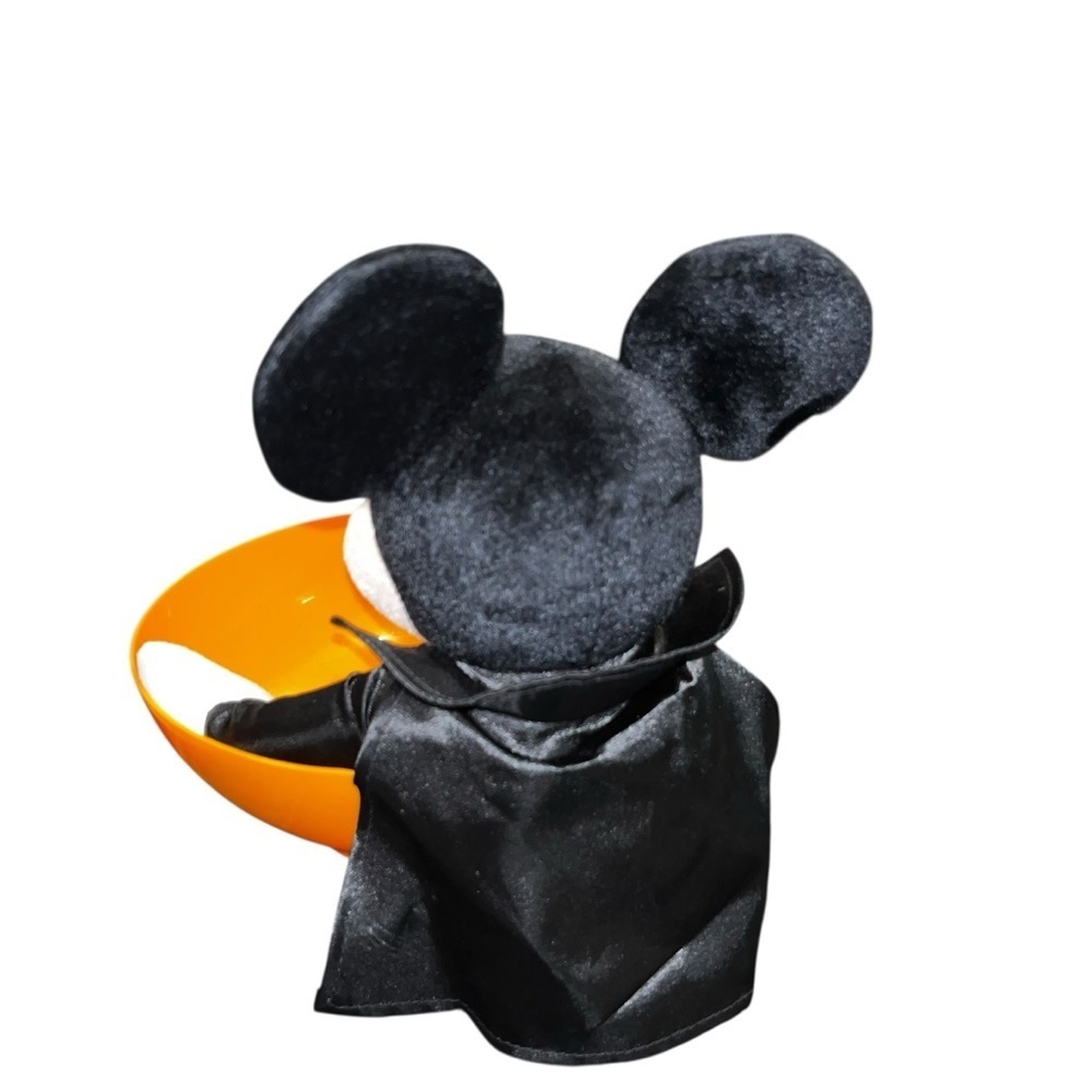 Disney Talking Animated Mickey Mouse Halloween Candy Treat Serving Bowl - Picture 3 of 5